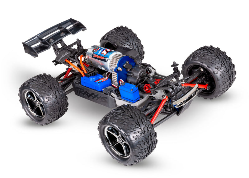 Traxxas 71054-8 Red 1/16 RTR XL2.5 E-Revo 4WD Monster Truck with Battery and USB-C Charger
