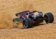 Traxxas 71076-8 Purple 1/16 RTR VXL-3m E-Revo 4WD Monster Truck with Battery and USB-C Charger