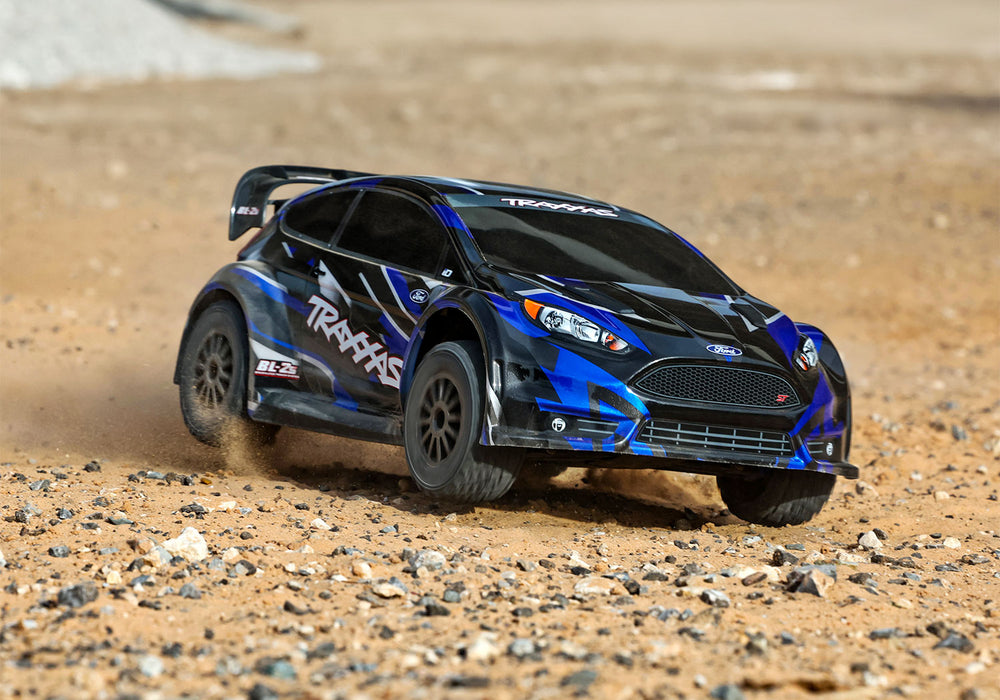 Traxxas 74154-4  Blue 4x4 Ford Fiesta RTR 1/10 BL-2s Brushless Rally Car