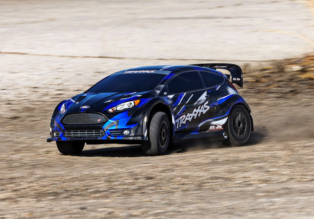 Traxxas 74154-4  Blue 4x4 Ford Fiesta RTR 1/10 BL-2s Brushless Rally Car