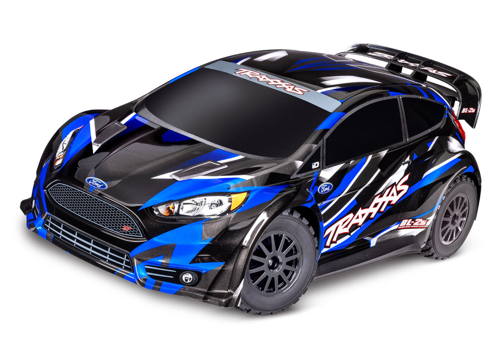 Traxxas 74154-4  Blue 4x4 Ford Fiesta RTR 1/10 BL-2s Brushless Rally Car