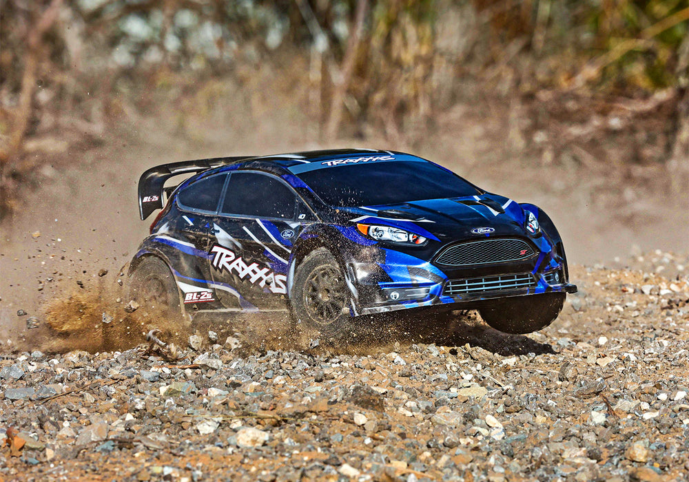 Traxxas 74154-4  Blue 4x4 Ford Fiesta RTR 1/10 BL-2s Brushless Rally Car