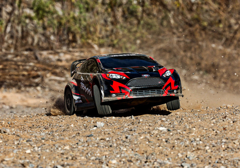 Traxxas 74154-4  Red 4x4 Ford Fiesta RTR 1/10 BL-2s Brushless Rally Car