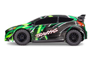 Traxxas 74276-4 Green 4x4 Ford Fiesta RTR 1/10 VXL Brushless Rally Car