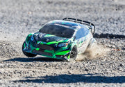 Traxxas 74276-4 Green 4x4 Ford Fiesta RTR 1/10 VXL Brushless Rally Car
