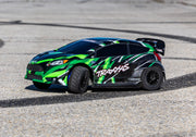 Traxxas 74276-4 Green 4x4 Ford Fiesta RTR 1/10 VXL Brushless Rally Car
