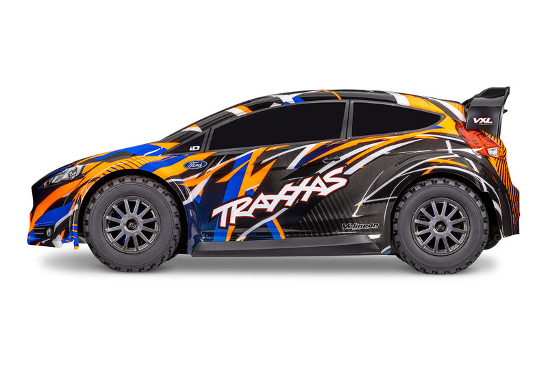 Traxxas 74276-4 Orange 4x4 Ford Fiesta RTR 1/10 VXL Brushless Rally Car