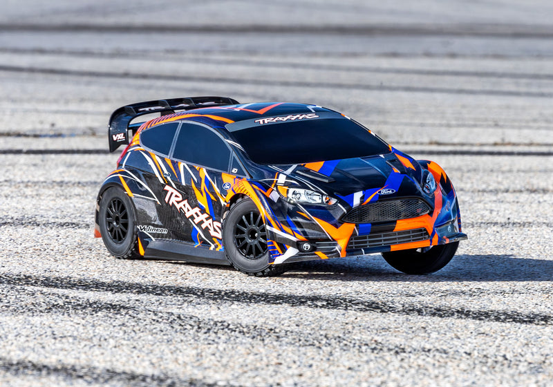 Traxxas 74276-4 Orange 4x4 Ford Fiesta RTR 1/10 VXL Brushless Rally Car