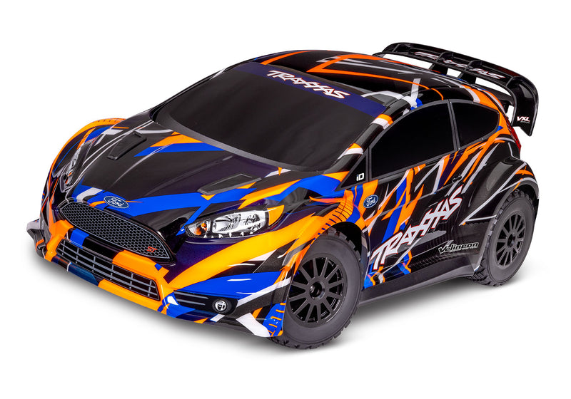 Traxxas 74276-4 Orange 4x4 Ford Fiesta RTR 1/10 VXL Brushless Rally Car