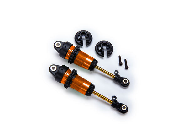 Traxxas 7461-ORNG Orange Front GTR Long Shocks for 4x4 Vehicles