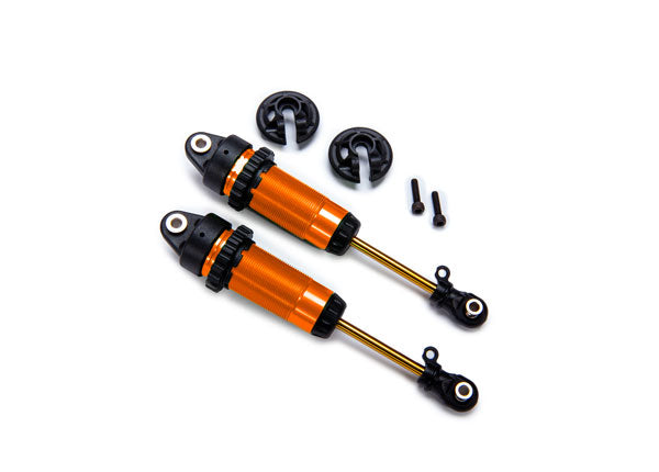 Traxxas 7462-ORNG Orange Rear GTR XX Long Shocks for 4x4 Vehicles