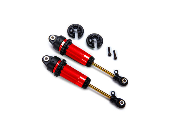 Traxxas 7462-RED Red Rear GTR XX Long Shocks for 4x4 Vehicles