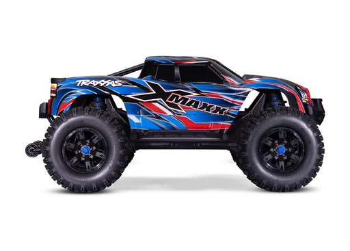 Traxxas 77096-4 Blue X-Maxx Monster Truck with 8S ESC and Belted Tires