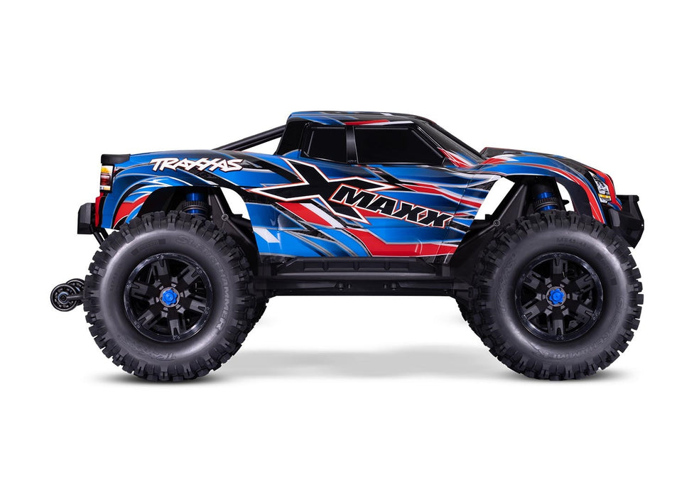 Traxxas 77096-4 Blue X-Maxx Monster Truck with 8S ESC and Belted Tires