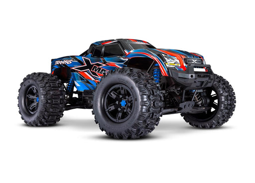 Traxxas 77096-4 Blue X-Maxx Monster Truck with 8S ESC and Belted Tires