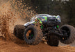 Traxxas 77096-4 Green X-Maxx Monster Truck with 8S ESC and Belted Tires