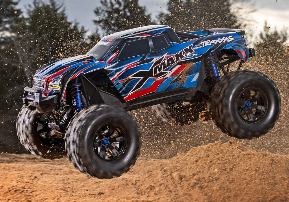 Traxxas 77096-4 Green X-Maxx Monster Truck with 8S ESC and Belted Tires