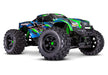 Traxxas 77096-4 Green X-Maxx Monster Truck with 8S ESC and Belted Tires