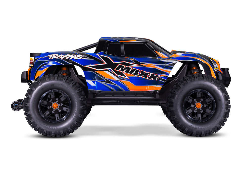 Traxxas 77096-4 Orange X-Maxx Monster Truck with 8S ESC and Belted Tires