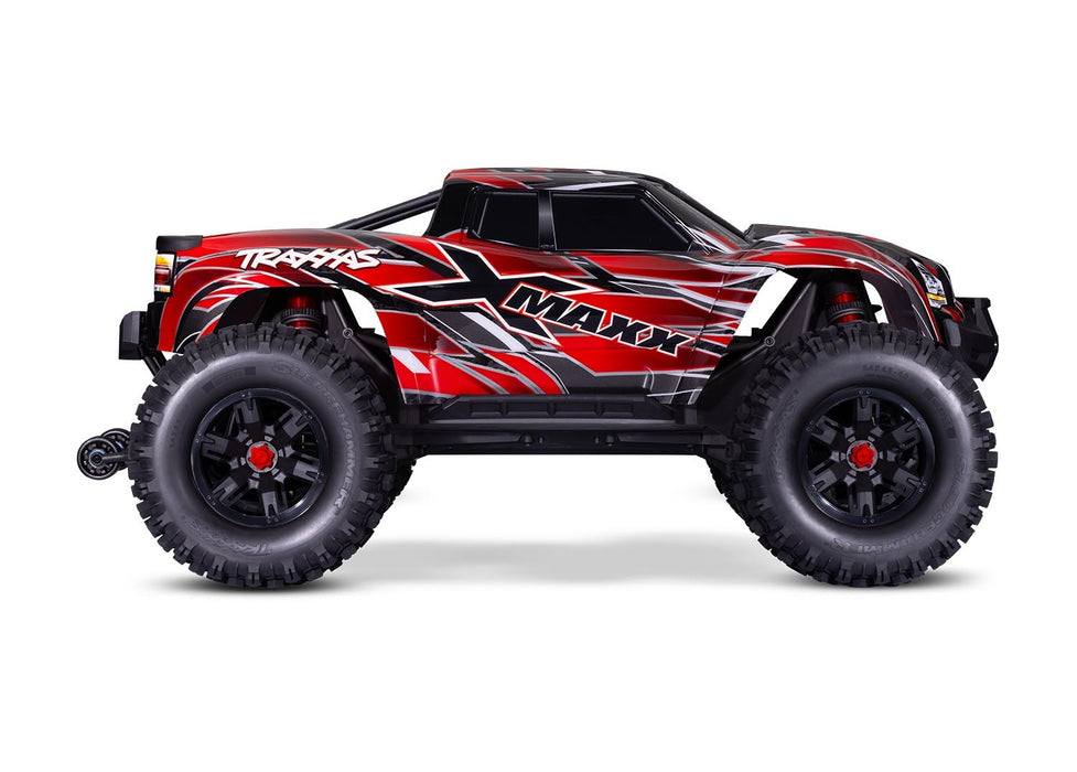 Traxxas 77096-4 Red X-Maxx Monster Truck with 8S ESC and Belted Tires