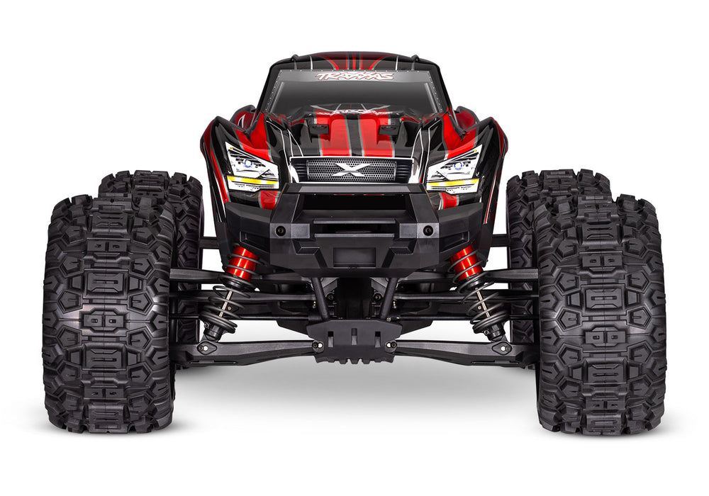 Traxxas 77096-4 Red X-Maxx Monster Truck with 8S ESC and Belted Tires