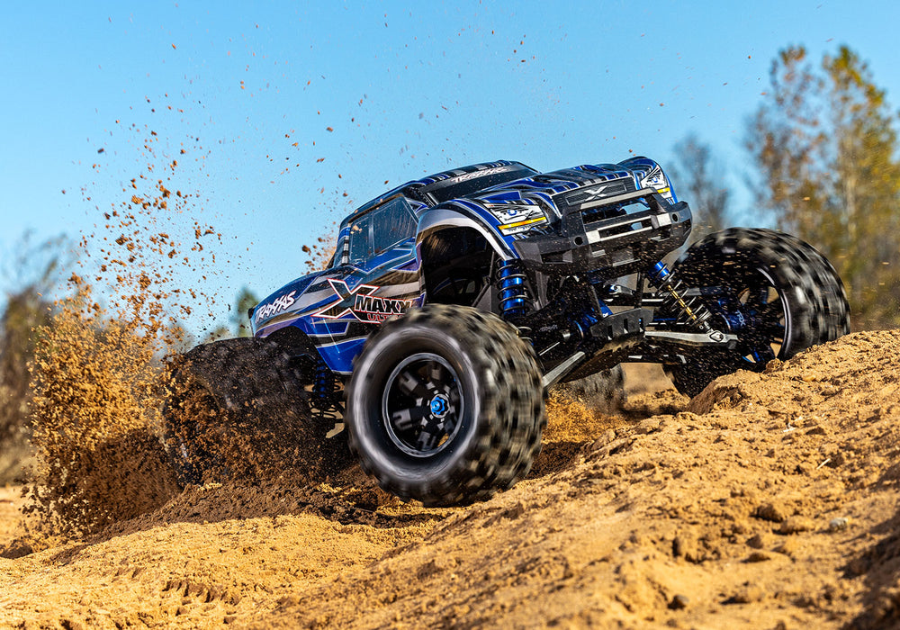 Traxxas 77097-4 Blue X-Maxx Monster Ultimate Truck