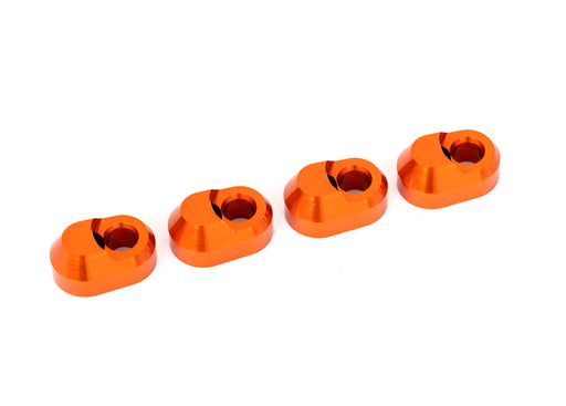 Traxxas 7743 Orange Aluminum Suspension Pin Retainer fits Maxx®, X-Maxx® and XRT® (4 Pack)