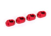 Traxxas 7743 Red Aluminum Suspension Pin Retainer fits Maxx®, X-Maxx® and XRT® (4 Pack)