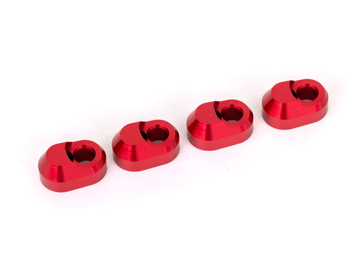 Traxxas 7743 Red Aluminum Suspension Pin Retainer fits Maxx®, X-Maxx® and XRT® (4 Pack)