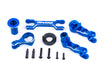 Traxxas 7746 Blue Aluminum Left & Right Steering Bellcranks fits X-Maxx®