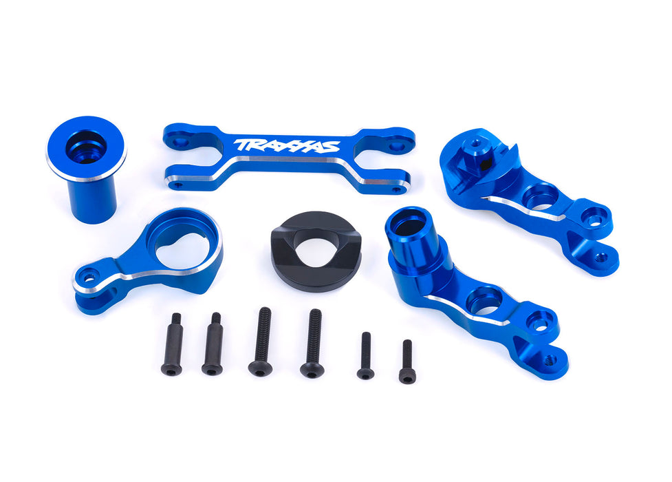 Traxxas 7746 Blue Aluminum Left & Right Steering Bellcranks fits X-Maxx®