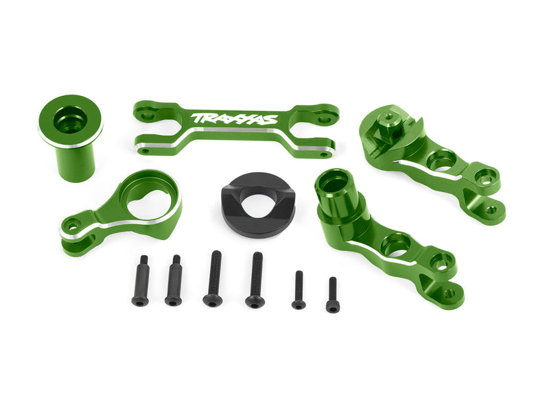 Traxxas 7746 Green Aluminum Left & Right Steering Bellcranks fits X-Maxx®