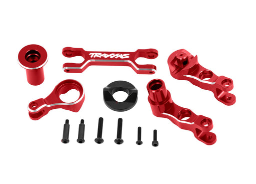 Traxxas 7746 Red Aluminum Left & Right Steering Bellcranks fits X-Maxx®