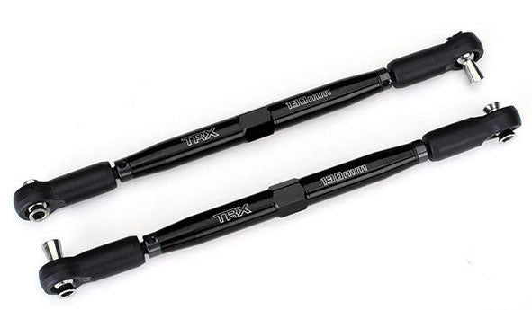 Traxxas 7748 Black Aluminum TUBES Toe Links fits X-Maxx® (2 Pack)