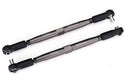 Traxxas 7748 Gray Aluminum TUBES Toe Links fits X-Maxx® (2 Pack)