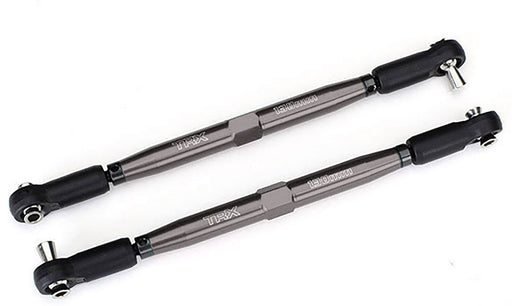 Traxxas 7748 Gray Aluminum TUBES Toe Links fits X-Maxx® (2 Pack)