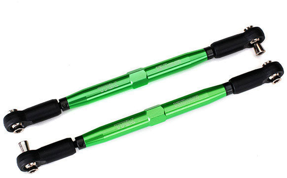 Traxxas 7748G Green Anodized Aluminum Toe Links 2 Pack X-Maxx