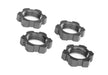 Traxxas 7758 Gray Aluminum 17mm Splined Wheel Nuts fits X-Maxx® and XRT® (4 Pack)