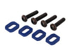 Traxxas 7759 Blue Aluminum Motor Mount Washers fits X-Maxx® and XRT® (4 Pack)