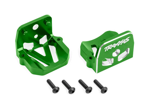 Traxxas 7760 Green Aluminum Front & Rear Motor Mounts fits X-Maxx® and XRT®