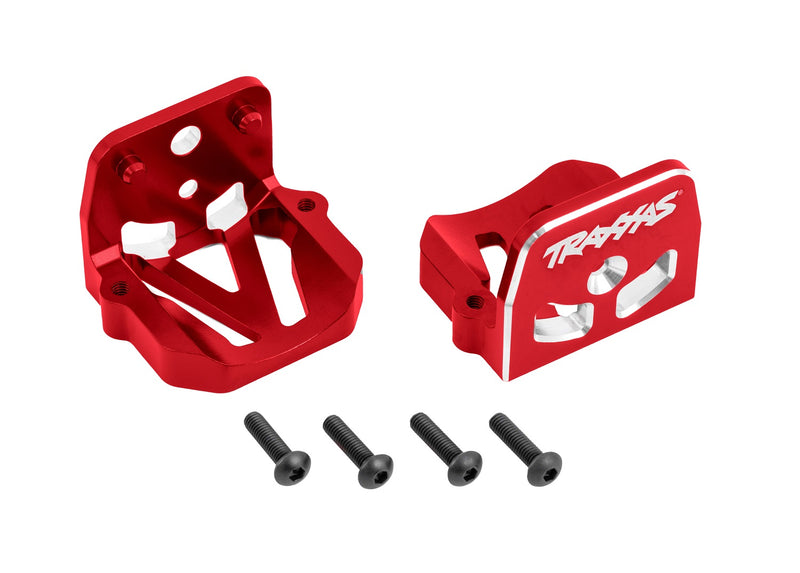Traxxas 7760 Red Aluminum Front & Rear Motor Mounts fits X-Maxx® and XRT®