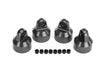 Traxxas 7764 Gray Aluminum GTX Shock Caps with Spacers fits X-Maxx® and XRT® (4 Pack)