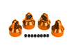 Traxxas 7764 Orange Aluminum GTX Shock Caps with Spacers fits X-Maxx® and XRT® (4 Pack)