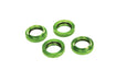 Traxxas 7767G Green Aluminum Spring Retainer/Adjuster for GTX Shocks fits X-Maxx® and XRT® (4 Pack)