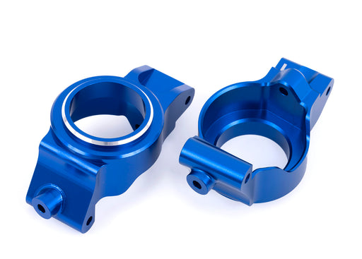 Traxxas 7832 Blue Aluminum Left & Right Caster Blocks (C-Hubs) fits X-Maxx® and XRT®