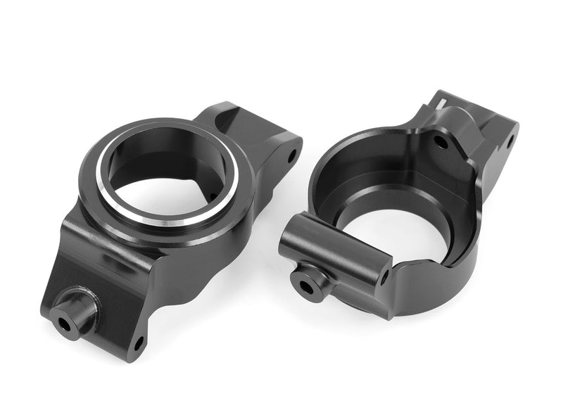Traxxas 7832 Gray Aluminum Left & Right Caster Blocks (C-Hubs) fits X-Maxx® and XRT®