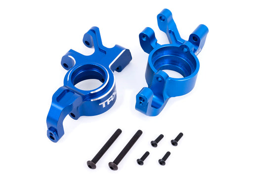 Traxxas 7836 Blue Aluminum Left & Right Steering Blocks fits X-Maxx® and XRT®
