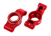 Traxxas 7852 Red Aluminum Left & Right Rear Stub Axle Carriers fits X-Maxx® and XRT®