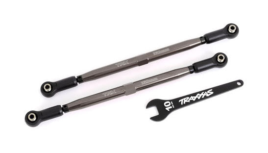 Traxxas 7897 Gray Aluminum TUBES Toe Links fits X-Maxx® WideMaxx (2 Pack)