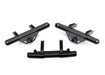 Traxxas 8067x Front & Rear Bumper Mounts with Rear Offset for TRX-4
